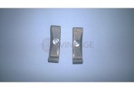Front brake pads holder - pair (right + left piece)